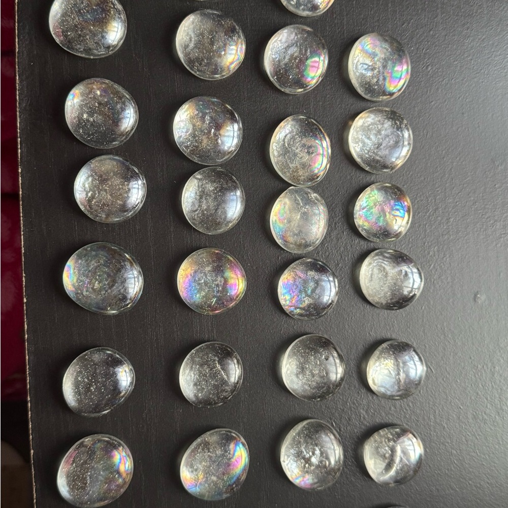 Clear Glass Pebbles